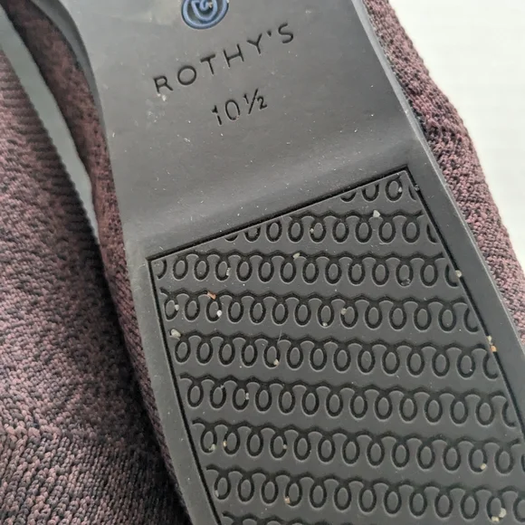 Rothy's Truffle Python  The Flats Size 10.5 - Picture 8 of 9